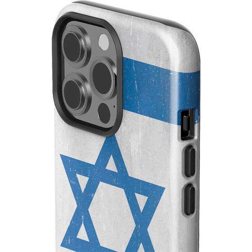 Israel Flag Distressed iPhone 13 Pro Impact Case